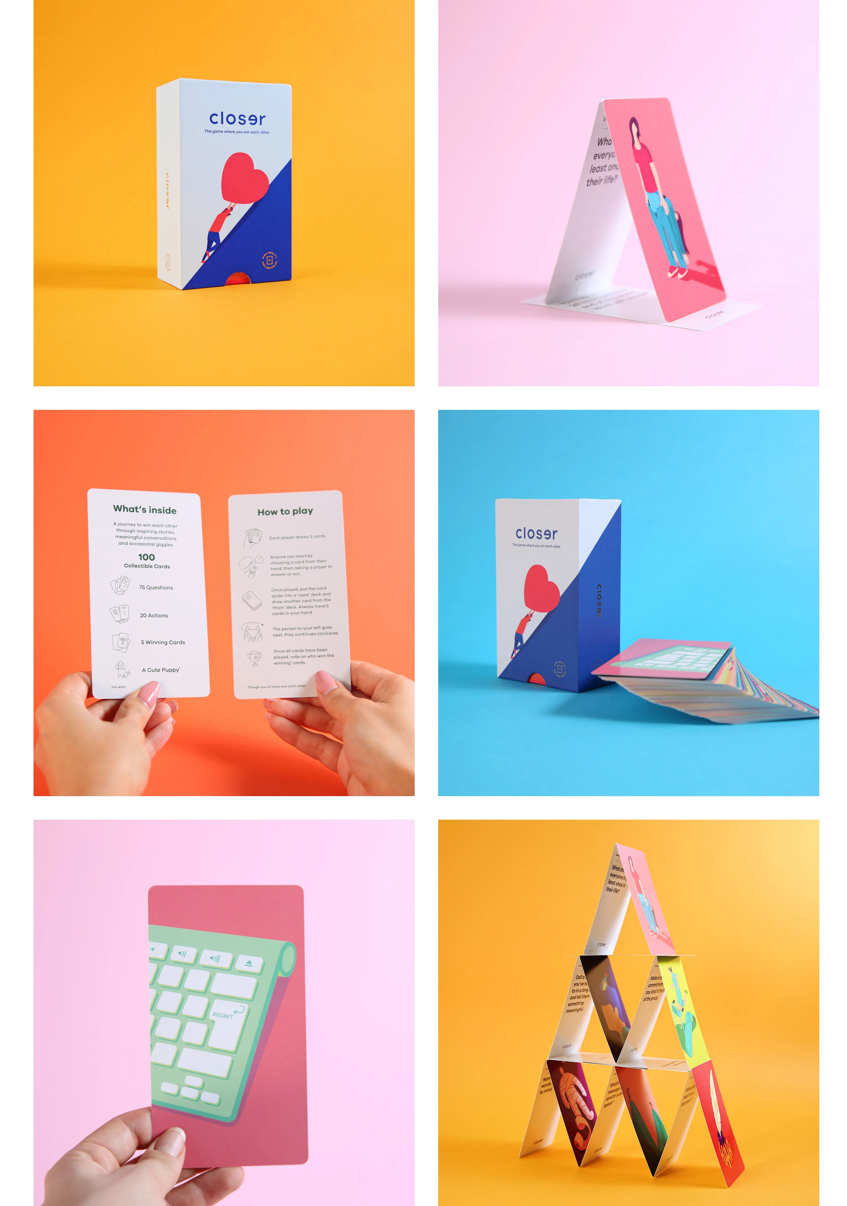 The card grid
