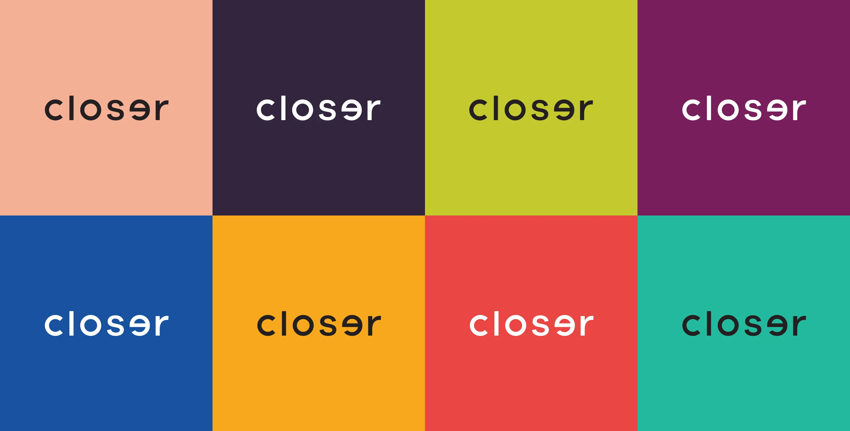 The identity: a backwards “e” that hugs into the “c”