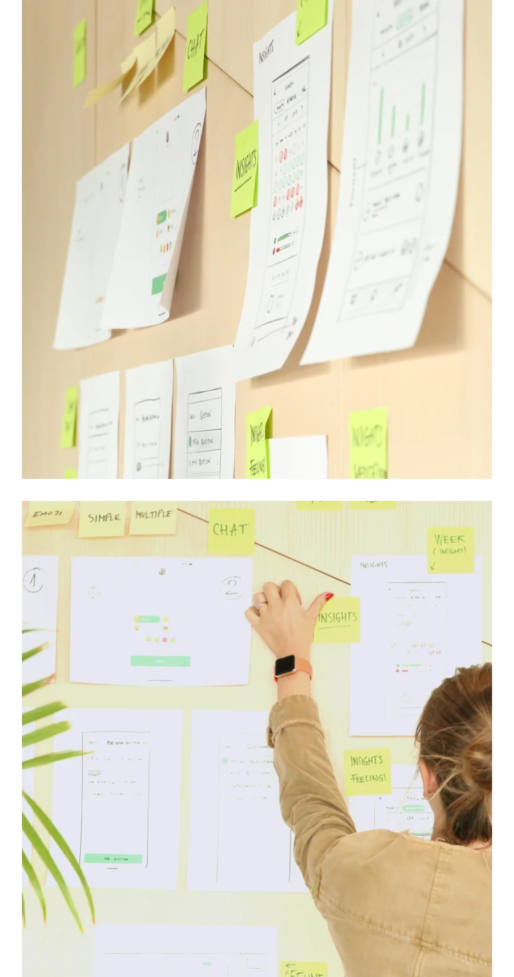 The Selfchat wireframes