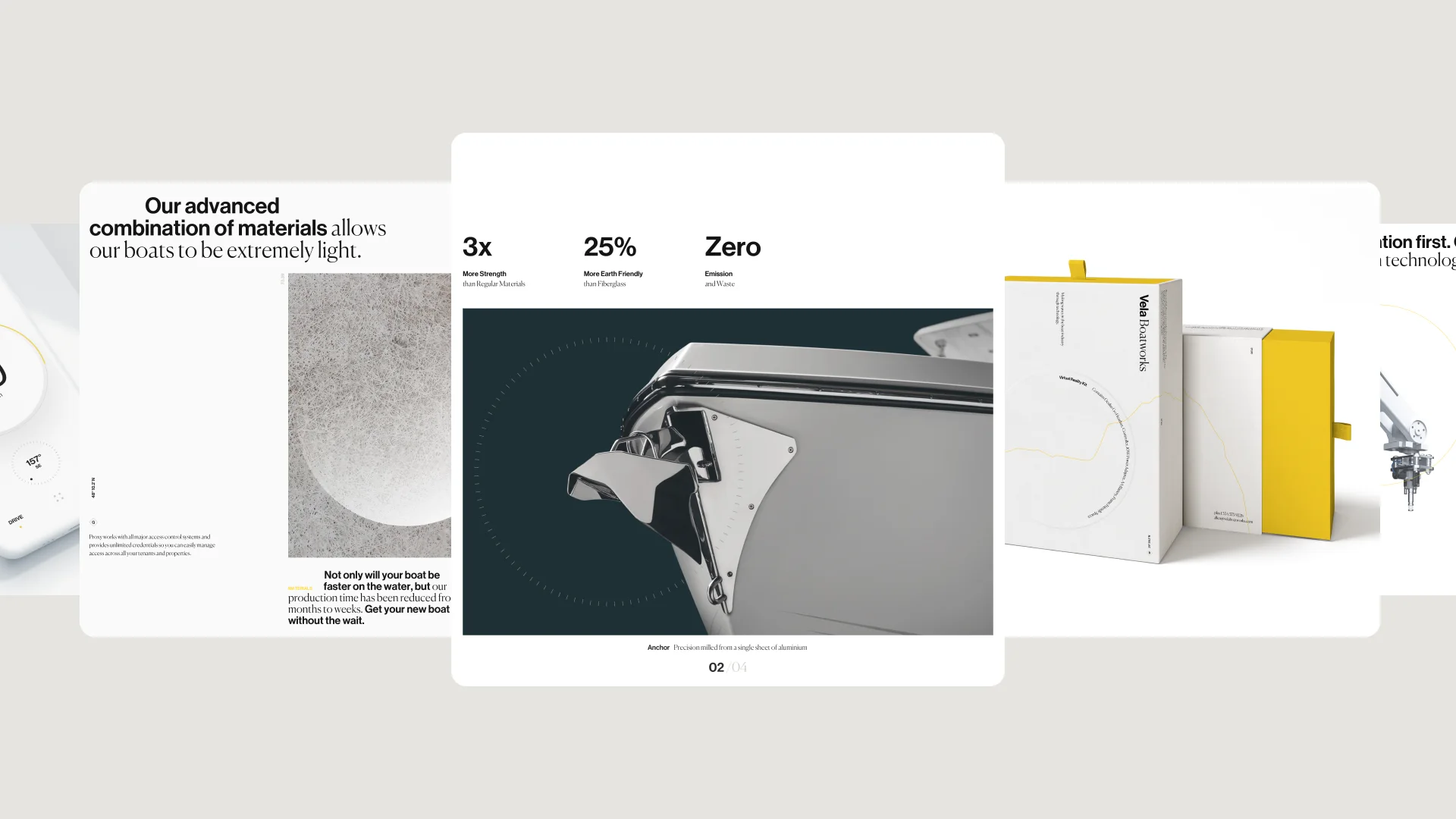 The site, spread by spread
